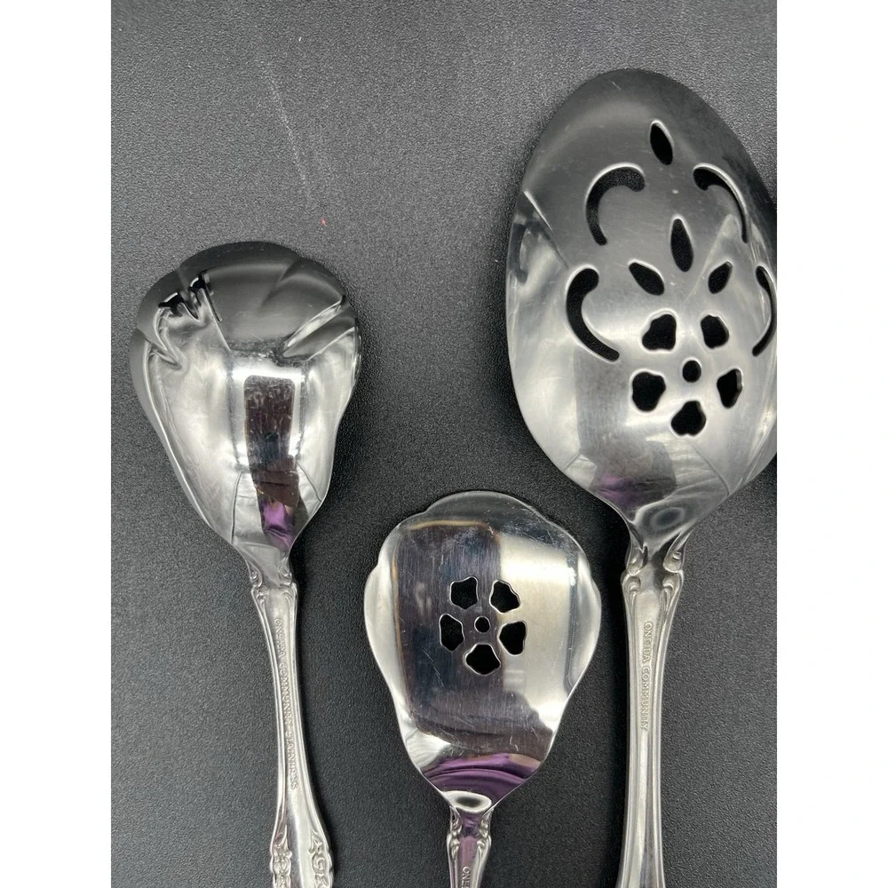 Brahms 7 Piece Hostess Set Stainless By Oneida Silver